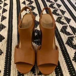 Urban Outfitters Peep-Toe Heeled Sandals